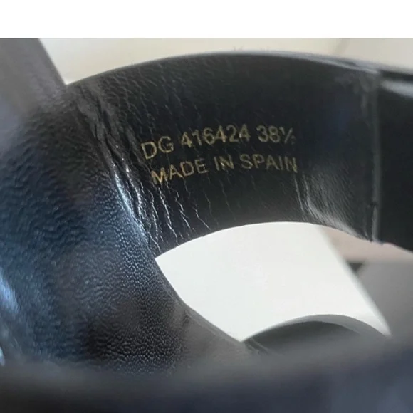 AUTHENTIC YSL BLACK ESPADRILLE WEDGES - Picture 12 of 12